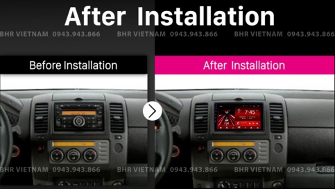 Màn hình DVD Android xe Nissan Navara 2010 - 2015 | Gotech GT8 